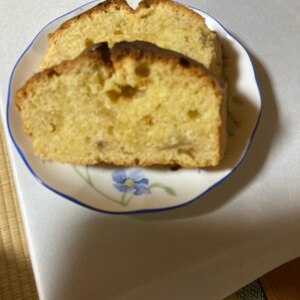 サラダオイル使用・梅酒の梅パウンドケーキ